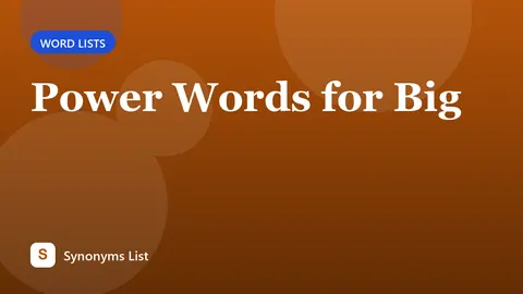 Power Words for Big
