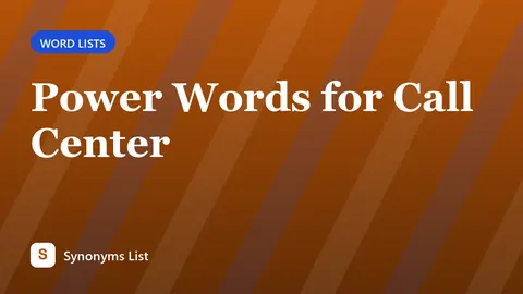 Power Words for Call Center