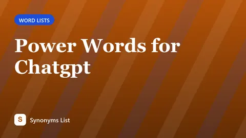 Power Words for Chatgpt