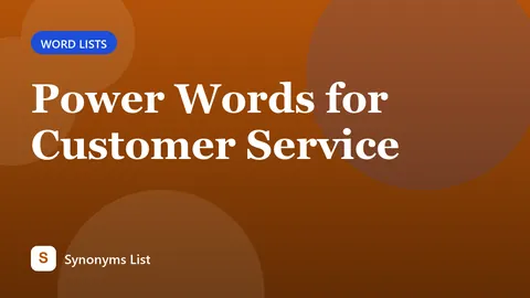 Power Words for Customer Service