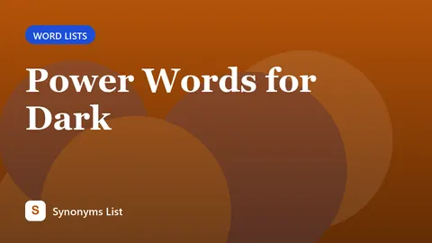 Power Words for Dark