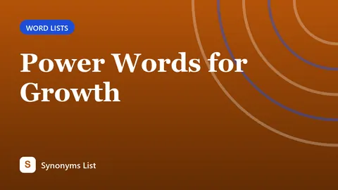 Power Words for Growth
