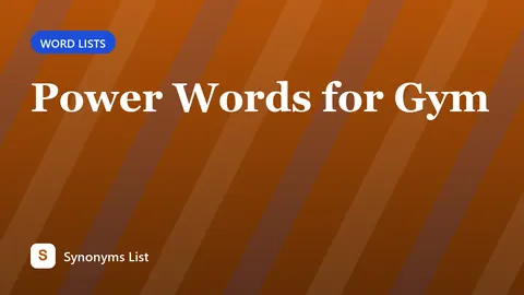 Power Words for Gym