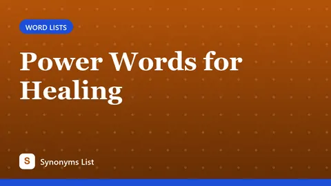 Power Words for Healing