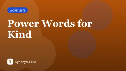 Power Words for Kind