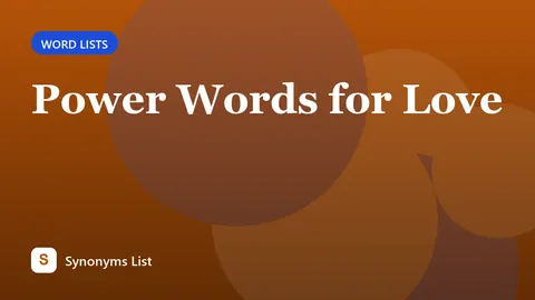 Power Words for Love
