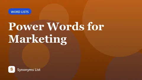 Power Words for Marketing