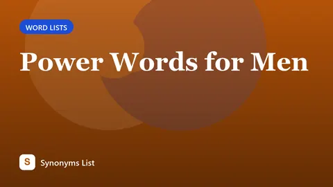 Power Words for Men