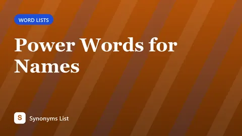 Power Words for Names