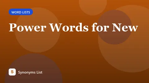 Power Words for New