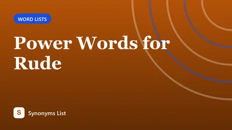 Power Words for Rude