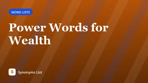 Power Words for Wealth