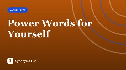 Power Words for Yourself