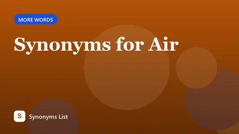 Synonyms for Air