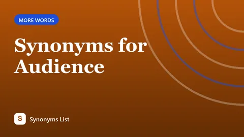 Synonyms for Audience
