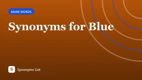 Synonyms for Blue