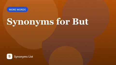 Synonyms for But