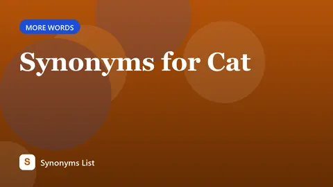 Synonyms for Cat