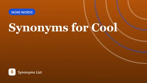 Synonyms for Cool