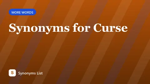 Synonyms for Curse