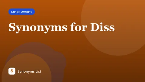 Synonyms for Diss