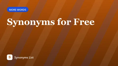 Synonyms for Free