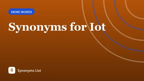 Synonyms for Iot