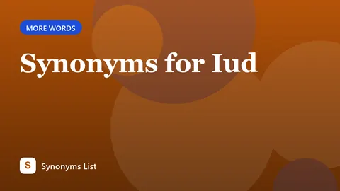 Synonyms for Iud
