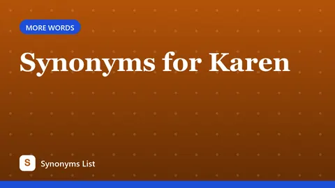 Synonyms for Karen