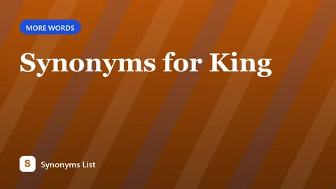 Synonyms for King