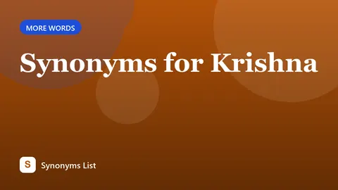Synonyms for Krishna