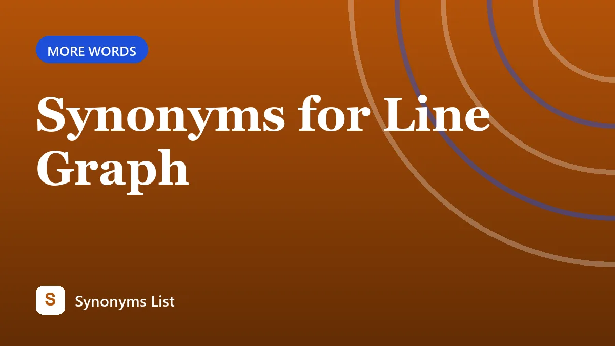 Synonyms for Line Graph