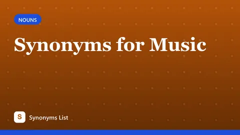 Synonyms for Music