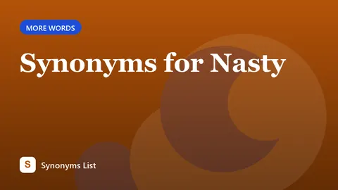 Synonyms for Nasty