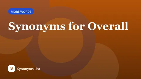 Synonyms for Overall