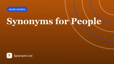 Synonyms for People