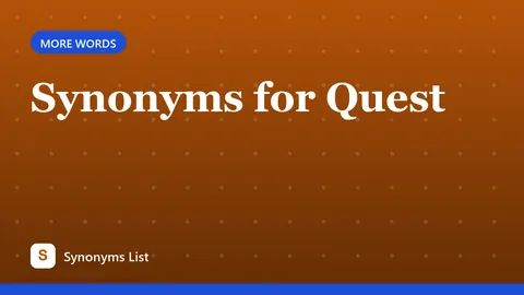 Synonyms for Quest