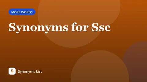 Synonyms for Ssc