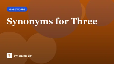 Synonyms for Three