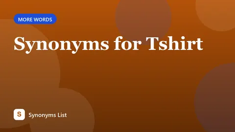 Synonyms for Tshirt
