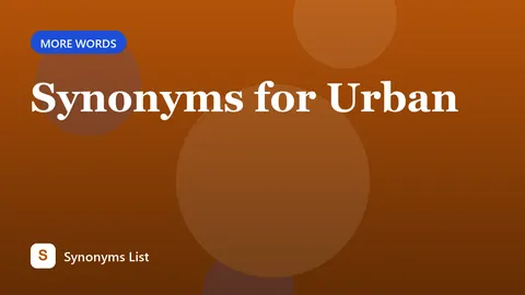 Synonyms for Urban