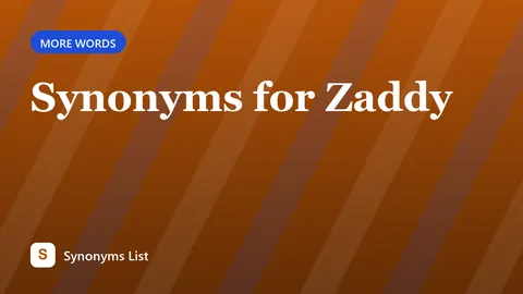 Synonyms for Zaddy