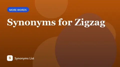 Synonyms for Zigzag