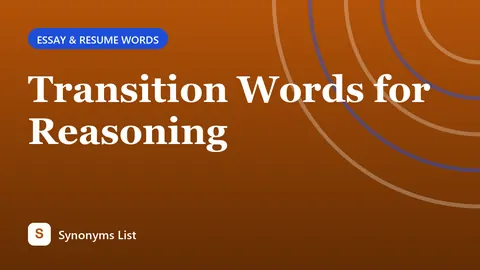 Transition Words for Reasoning