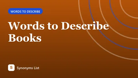 Words to Describe Books