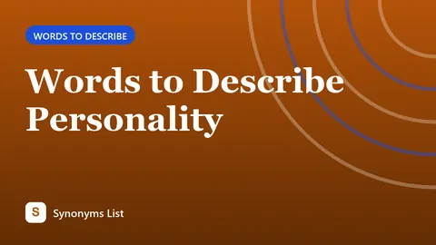 Words to Describe Personality